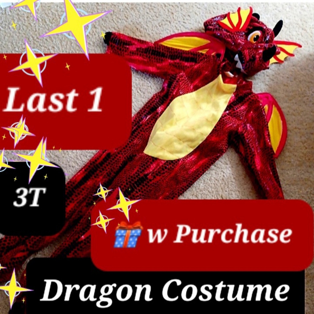 Red Dragon, Halloween costume, Spooktacular creations, child 3T